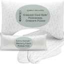 Coop Cool Side Crescent Pillow Cover and Original Crescent Pillow Queen Bundle