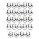 24 pcs 21 * 45mm Aluminum Chrome Lug Nuts Fits for F150 2015-2021 Lincoln Navigator 2015-2020