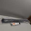 Reinforced 42 Extra Tall x 80 Wide Retractable Baby Gates with Rods to Prevent Crawling Through, Extra Tall Pet Gate for Large Openings Indoor Long Mesh Dog Gate for Stairs and Doorways, Black