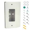 Upgraded GFCI Power Distribution Box Under Cabinet Electrical Box, Replaces Bryant RU270W, tradeSELECT Corner Mount, White Nylon, Pre-Drilled Holes, Compact Wall Mount for Home/Commercial
