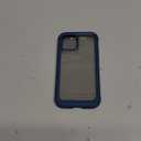 Diaclara Designed for iPhone 12/12 Pro Case, Full Body Rugged with Built-in Touch Sensitive Anti-Scratch Privacy Screen Protector, Soft TPU Bumper Case for iPhone 12/12 Pro 6.1" (Blue)