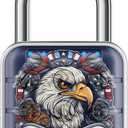 Combination Lock, Combination Lock for Locker, Locker Lock & Gym Locker Lock - High Security, Easy to Use for Gym, School, Travel, Outdoor (Freedom)