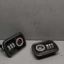 DOXMALL 2Pcs Rectangle 57 76 Inch LED Headlights with Halo DRL & Turn Signal High/Low Beam,Compatible With Cherokee XJ Wrangler YJ GMC Dodge Kenworth T300 Replacement H6054 H5054 6052 (Red Halo)