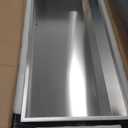 Shower Niche No Tile Needed 24 x 12, Niche for Shower Wall, Insert Tile Ready Recessed, Over Mount Installation, Brushed Nickel, 24w 12h With Single Shelf