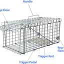 Gingbau Squirrel Trap Foldable Heavy Duty Humane Live Animal Cage Trap (Not for Mouse)