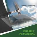 RVGUARD RV Skylight Replacement, 18" x 26" Outer Dimension Skylight Fits All Standard 14" x 22" Openings, RV Skylight for Camper Trailer Fifth Wheel Truck, UV Resistant, Impact Resistant, Smoke