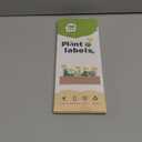 VITEVER 100pcs Plant Labels, T-Type Plastic Tags with Marker Pen, Waterproof Garden Signs for Outdoor Plants (3.9 x 2.4)