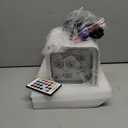 Battery Powered Uplights Rechargeable Stage Lights 9600mAh Par Can Light 6x18W RGBWA+UV Wireless with APP Remote Control DMX 512 Sound Activated, Uplighting for Events DJ Party Wedding (White)