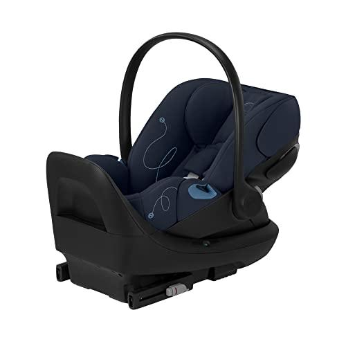 Cybex Cloud G Comfort Extend Infant Car Seat with Anti-Rebound Base, Linear Side Impact Protection, Latch Install, Ergonomic Full Recline, Extended Leg Rest, Ocean Blue