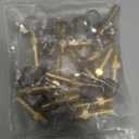 15 Pack Brass Hose Barb Fittings,1/4" Barb to 1/8" NPT Air Hose Repair Kit,1/4" Barb to 1/8" NPT Male Thread Hose Barb Adapter Connector, Barbed Air Hose Repair Fitting with 15 Pcs Hose Clamp