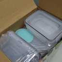 40 Piece Food Storage Containers with Lids(20 Containers & 20 Lids), BPA-Free Plastic Food Containers for Kitchen Storage and Organization, Leak Proof Meal Prep Container, Includes Labels & Pen