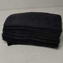 24 Pack Salon Towels - Highly Absorbent and Quick Drying Hand Towels, Premium Wash Cloths for Bathroom, Gym, Shower, Hotel, and Spa - 16x27 inch (Black)