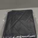 MABOZOO Indestructible Dog Beds  Chew Proof Crate Pad for Aggressive Chewers, Machine Washable Quilted Mat, Durable for Small Dogs, Black Kennel Pad (17x23 in)