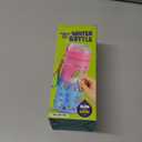 Dan&Darci Decorate Your Own Glow-in-the-Dark Water Bottle Kit for Girls - Easter Gifts for Girl Ages 4-6 5-7 6-8 - 4 5 6 7 8 Year Old Birthday Gift Ideas - Arts and Crafts for Kids Age 6-8