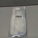 ANGOOBABY Large Grid Mesh Pencil Case 2 Compartment Pen Bag Clear Handheld Multifunction Pencil Pouch Transparent Makeup Bag for Teen Student College Business Travel Office Adult - Blue