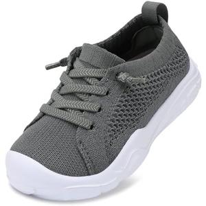 LeIsfIt Toddler Shoes Boys Girls Barefoot Shoes Kids Breathable Sneakers Tennis Shoes Slip on Shoes, 7"