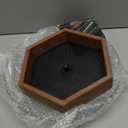 Kingsyard Large Platform Bird Feeder Outdoor Hanging, Adjustable Dome Squirrel Proof Rain Cover, Metal Mesh Tray Recycled Plastic Wild Bird Seed Feeding Station, Brown