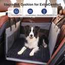 MIXJOY Dog Car Seat for Medium Dogs - with Dog Bed Inside, Back Seat Extender for Pets, Waterproof Pet Carseat for Medium Sized Pet, Hammock for Pet, with Storage Pocket
