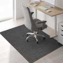 Sycoodeal Chair Mat,36" x 48" Office Chair Mat for Hardwood and Tile Floor, Heavy Duty Floor Protector for Rolling Chairs,Non-Slip,Computer Mat for Home Office(Dark Coffee)