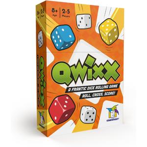 Qwixx: The frantic dice rolling game that everyone plays at once! For ages 8+ (5")