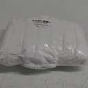 Volcanics Set of 4 Faux Fur Plush Decorative Throw Pillow Covers 20x20 Inch, Luxury Striped Cushion Cases Soft Fluffy Accent Pillowcases for Sofa, Couch and Bed, Cream White