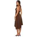 Goafuliy Two Piece Sets for Women Summer - Backless V Neck Halter Tops Asymmetrical Flowy Skirt Y2k Outfits, Small