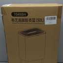 Double Laundry Hamper 2 Partition Laundry Bag With Handle Tall Laundry Hamper With Legs Suitable for Dirty Clothes Bedroom, Bathroom, Four Legs Exterior (60 L)