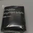 Frida Mom 8pc Postpartum Underwear, Disposable Boyshort Panties (Medium, Black)
