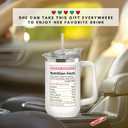 GINGULMINA Grandma Gifts - Birthday Gifts for Grandma - Mothers Day, Christmas Gift Ideas for Grandmother from Grandchildren, Granddaughter, Grandson, Grandkids - 40 Oz Stainless Steel Tumbler