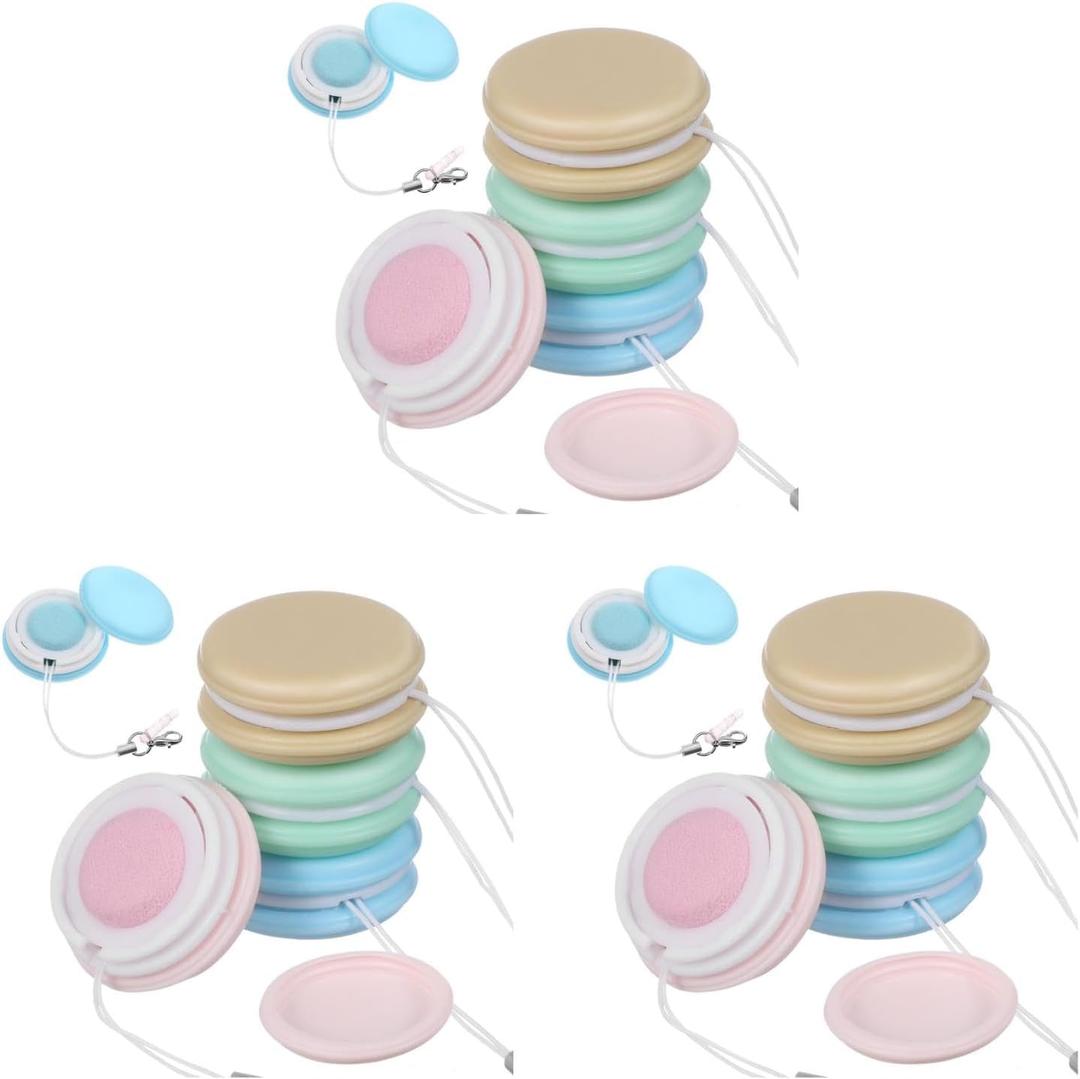 Veemoon 12pcs Macaron Screen and Eyeglass Cleaner Portable Phone Cleaning Wipes Cellphone Charm Clean Brush with Keychain for Mobile Phone Tablets Screen Eyeglass Lens, Microfiber Cloths