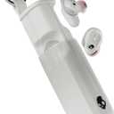 Skullcandy Method 360 ANC Wireless Earbuds, Sound by Bose, Bluetooth Headphones, Premium Noise Cancelling, Up to 40 Hrs Battery, Sweat and Water Resistant, Missing Ear cushions, Microphone for iPhone Android - Bone