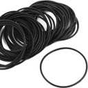 Aexit 50 Pcs Electrical equipment Black 46.2mm x 1.8mm Oil Resistant Sealing Ring O-shape NBR Rubber Grommets