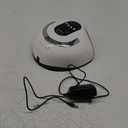 UV Gel Nail Lamp 120W LED Nail Light Fast Dryer for Gel Polish Curing with 4 Timers Portable Handle Large Space Automatic Sensor (White)