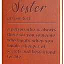 JOHSBYD Sister Gifts Leather Notebook From Sister Women Friends Sister to Sister Journal Notebook Birthday Christmas Gifts for Sisters Soul Sister (sister) Set of 2