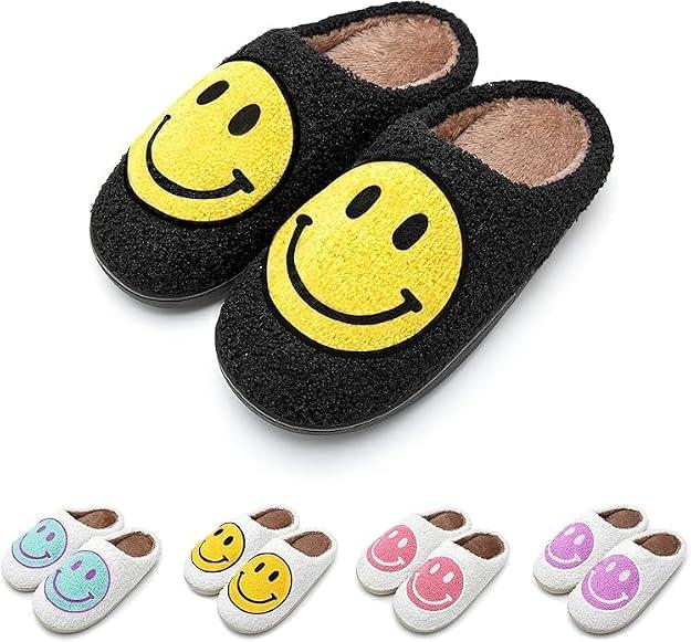 MAIITRIP Men's Cozy Memory Foam House Slippers Non Slip (Size:7-17), Black Yellow, 12-13