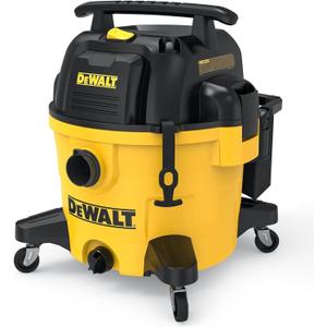 DEWALT 9 Gallon STEALTHSONIC Ultra Quiet Poly Shop Vacuum Wet/Dry, DXV09P-QTA Noise Reduction Vac for Shop, Heavy Duty Shop Vacuum for