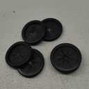 6Pcs Double Sided Rubber Grommets 1-3/8"(35mm) ID 1-9/16"(40mm) Drill Hole Black