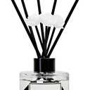CULTURE & NATURE Reed Diffuser Set 4oz (120ml) Vanilla Scented Diffuser with Sticks Home Fragrance Reed Diffuser for Bathroom Shelf Decor