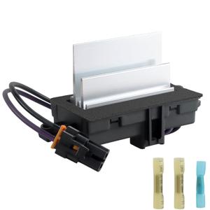 AC Blower Motor Resistor Blower Control Module Compatible with Chevrolet Avalanche Trailblazer Silverado Suburban GMC Sierra Yukon Cadillac Escalade 2003-2006 Replace #:15-80567 89018778