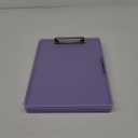 Clipboard with Storage,Heavy Duty Clip Boards 8.5x11 with 2 Storage Case,Clear Visible Top Panel Storage Clipboards,Side Opening Clip Boards,Nursing Clipboard Folder Case for Office Supplies-Purple
