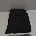 Toomett Men's hiking Snow Pants Skiing Winter Insulated Fleece lined Outdoor Water Repellent camping,walking,fishing (29, Black)