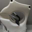 5" Toilet Seat Riser Supports 300lbs Raised Toilet Seat with Removable Padded Arms for Seniors, Pregnant, Handicap(N1FYT14-AZ)
