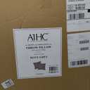 A1 Home Collections Down Alternative Throw Insert, Ready to Use Pillow Pack of 2, 20"x20", Dove Grey
