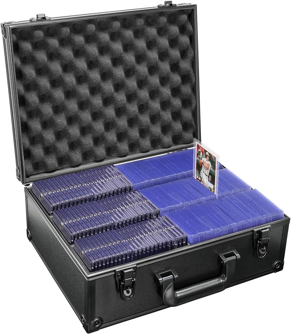 Toploader Storage Box for 3" x 4" 35pt Rigid Card, Top Loaders Holder Hard Case, Trading Storage Box for Sports & Trading Cards (Fits Top Loaders and Magnetic Holders)