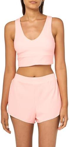 Carve Designs Tofino Longline Bikini Top for Women - V-Neck, Recycled Fabric, Swim Tank Top with Removable Chest Pads. XS