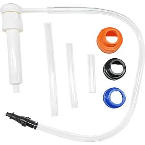 30cc Fluid Transfer Pump, Hand Car Oil Transfer Pump for Gallon & Wide-Mouth Quart Bottles, Auto Liquid Pump Transfers Gear Oil, Antifreeze, Transmission & Differential Fluid