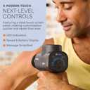 LifePro Sonic Pro Handheld Electric Massage Gun Deep Tissue Percussion Massager Gun with 10 Speeds & 9 Heads Muscle Massager for Athletes Back, Legs, Arms
