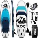 Roc Inflatable Stand Up Paddle Board 10' 6" with Premium SUP Paddle Board Accessories, Wide Stable Design, Non-Slip Comfort Deck for Youth & Adults