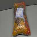 Alupssuc 20 Bundles Artificial Fall Flowers for Outdoors Decoration, UV Resistant Silk Colorful Morning Glory Realistic Faux Flowers Plants for Planter Porch Patio Yard Balcony, Fall Yellow&Orange