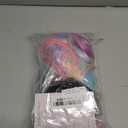 PATTNIUM Multicolor Wig for Kids Rainbow Child Wig with Bangs Wavy Colorful Wigs for Girls Shoulder Length Heat Resistant Synthetic Wigs